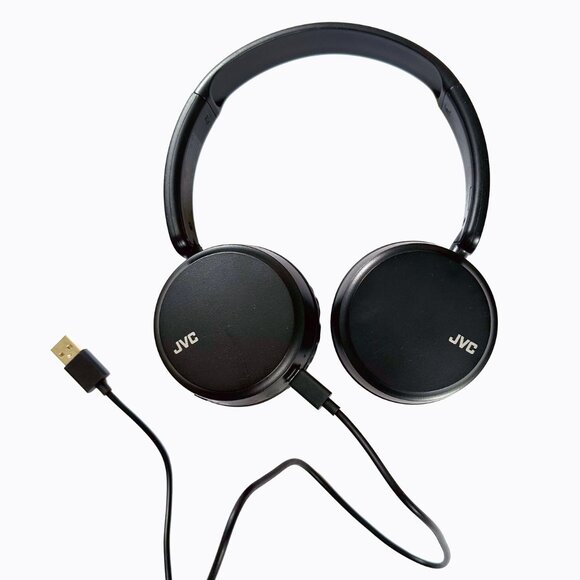 JVC Deep Bass Wireless On-Ear Headphones Foldable Bluetooth Black Rechargeable - Picture 3 of 11